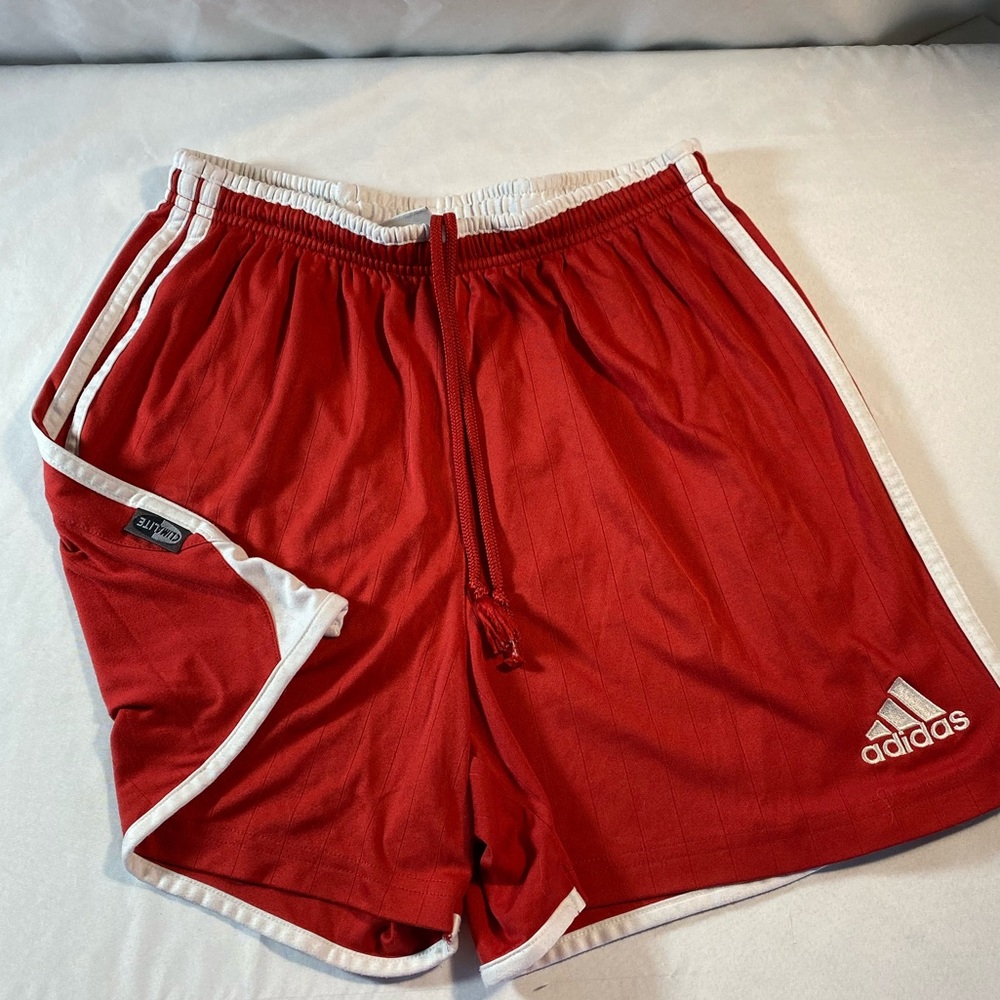 Adidas Climate red shorts S - Picture 1 of 8